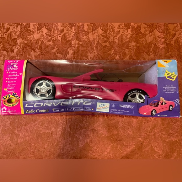 1997 Forever Girl Friends Chevrolet Radio Controlled Pink Corvette - Picture 1 of 4